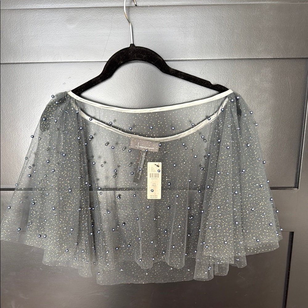 Pearl accent cape